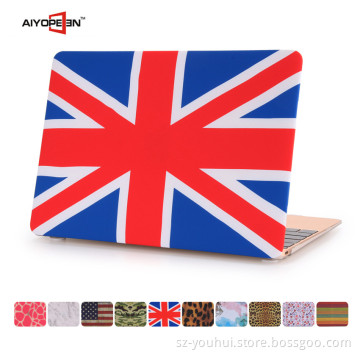 OEM factory Fashion British Flag Pattern PC Hard Cover Laptop Case For Macbook 11/12/13/15 inch